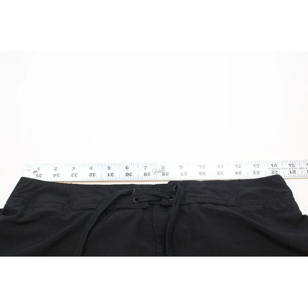 Reebok Men's SpeedWick Black‎ Board Shorts Size Small Perforated Thigh area
